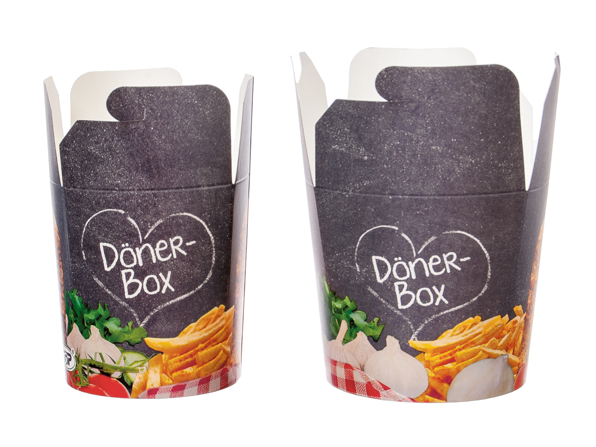 Dönerbox Snackbox 480ml Pappe - 500 Stück