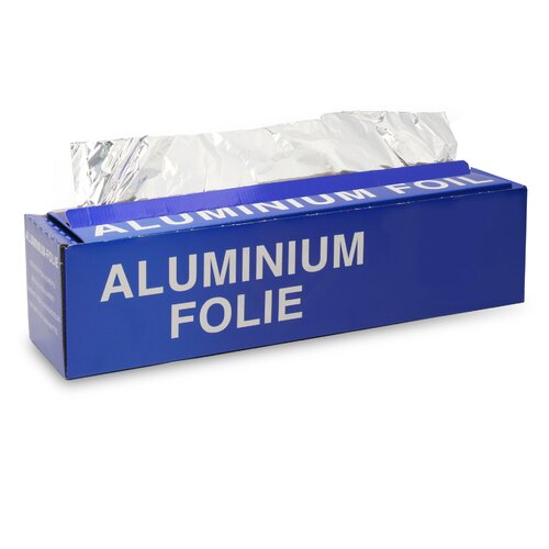 Alufolie Aluminiumfolie 11my 45cm x 150m Karton - 4 Rollen