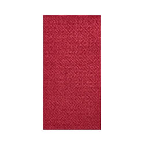 Serviette 33x33cm 2-lagig 1/8 Falz Bordeauxrot - 1500 Stück